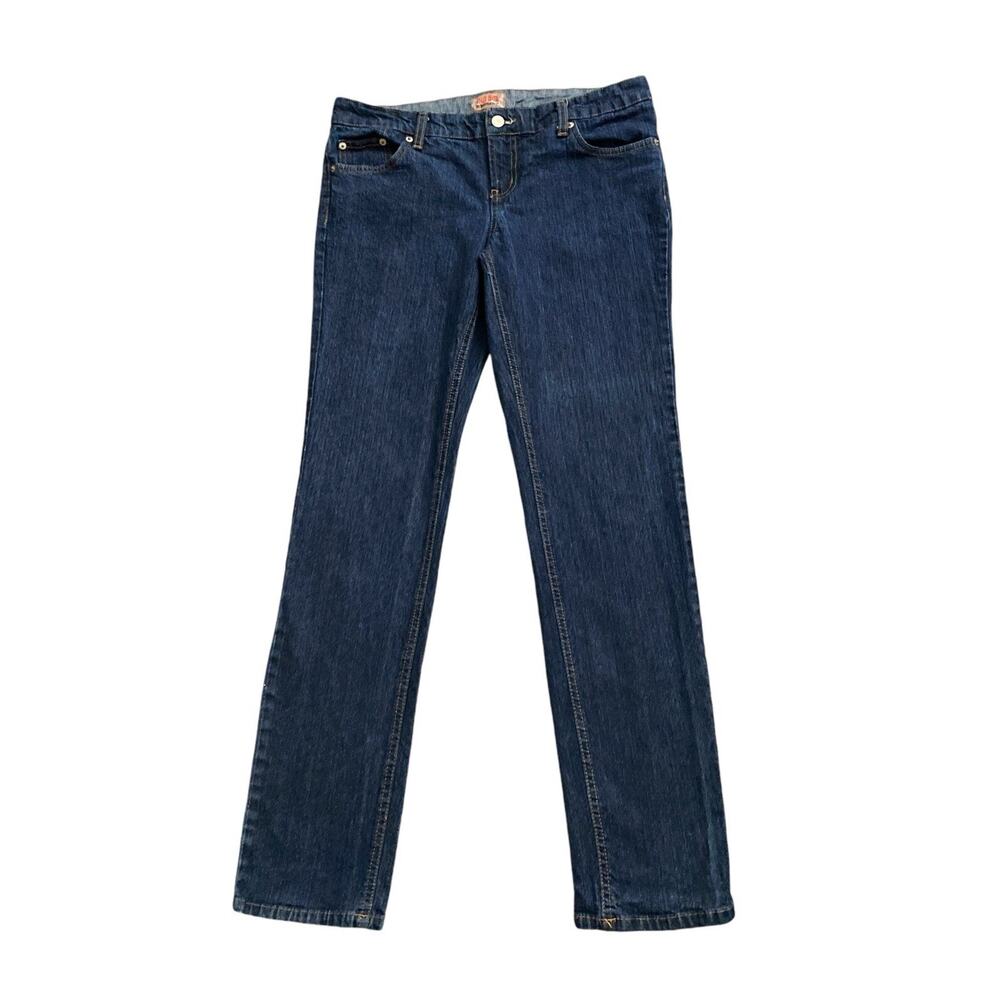 NO BOUNDARIES Womens Size 11 Vintage Y2K Slim Straight Low Rise Blue Jeans NOBO